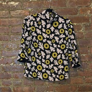 Vintage Top Shop Floral Patterned Blouse